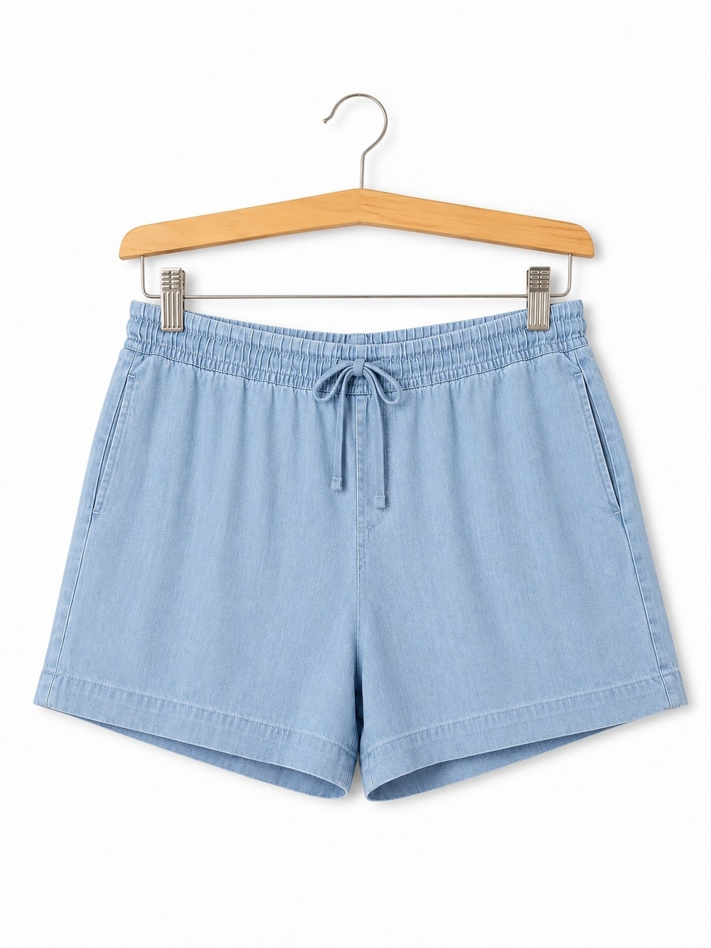 NWT Hilary Radley XXL Light Blue Tencel Lyocell Pull-On Shorts